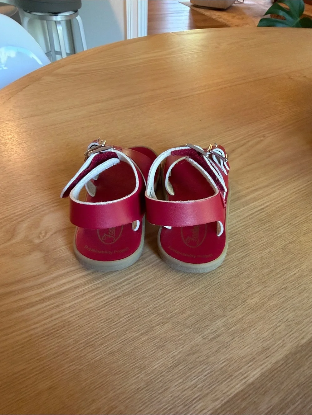 Footmates ECO-TIDE - ES010-621 - APPLE RED MICRO Water Sandal 6 Toddler